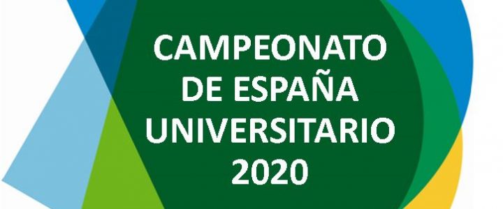 (SUSPENDIDOS) Campeonatos de España Universitarios 2020