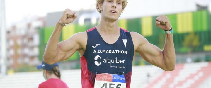 Bruno Comín, campeón de España absoluto y récord regional sub23 en decathlon