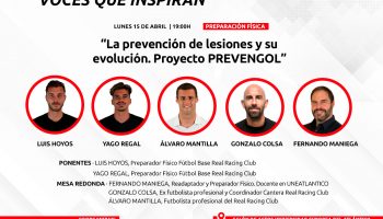 Charla: “La prevención de lesiones y su evolución. Proyecto PREVENGOL”