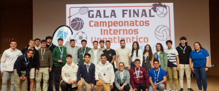 El Servicio de Deportes de UNEATLANTICO hace entrega de los premios de los torneos internos del año