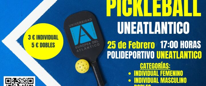 ¡Bienvenidos al II Torneo de Pickleball UNEATLANTICO!