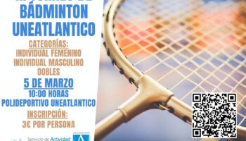 ¡Bienvenidos al III Torneo de Bádminton UNEATLANTICO!